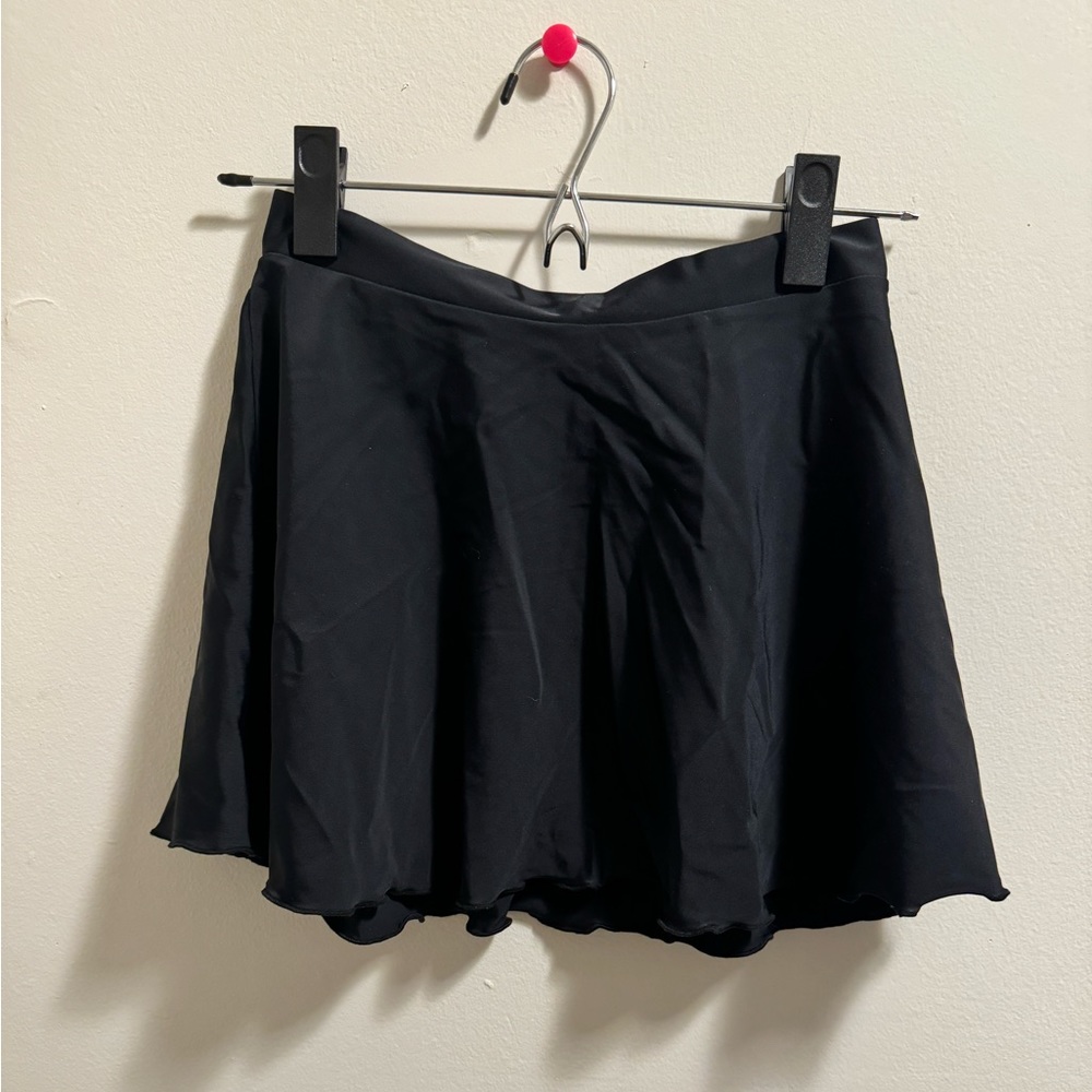Rave with mi gente black flowy skirt